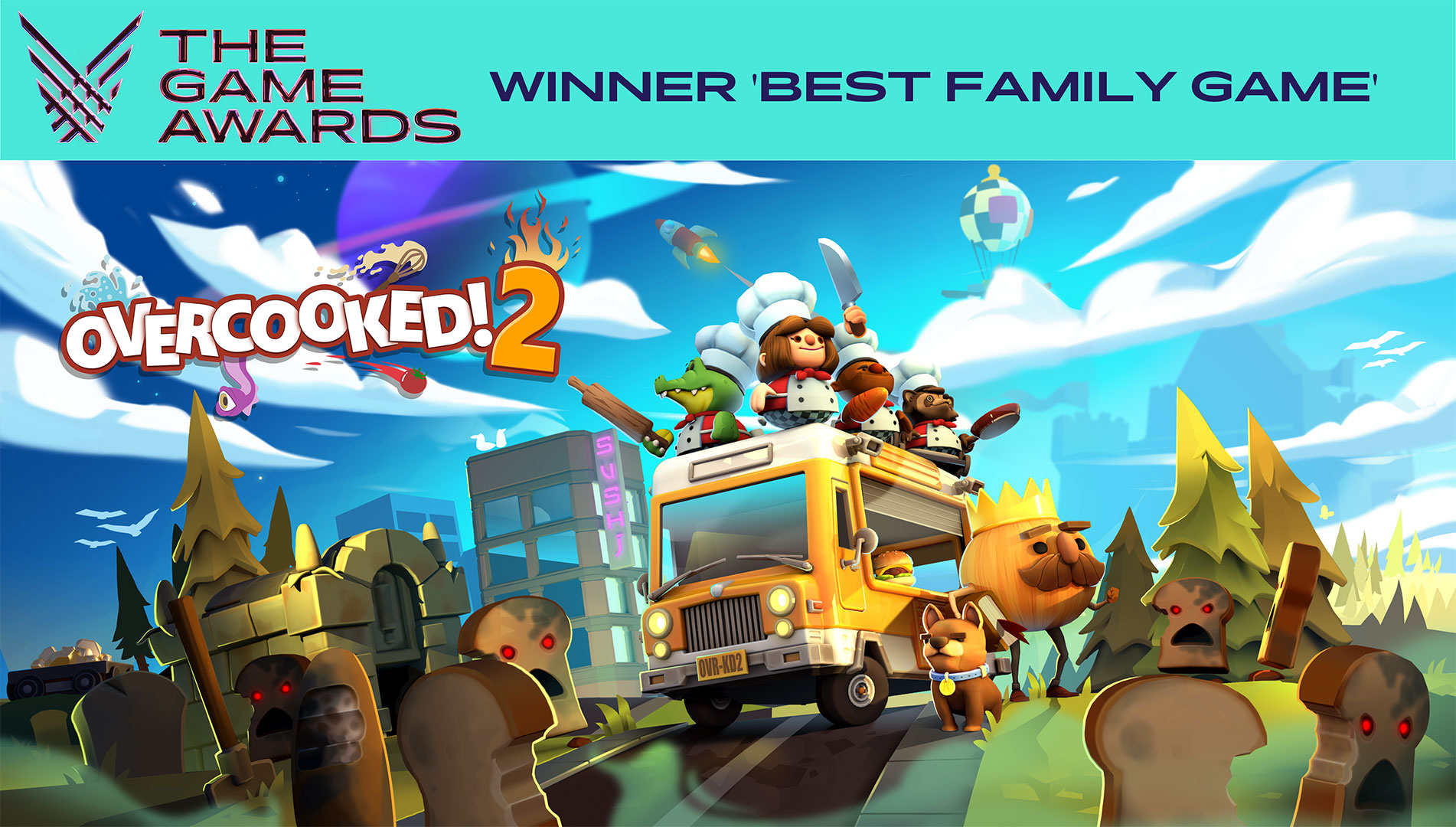 Overcooked! 2 Wins ‘Best Family Game’ at The Game Awards Team17
