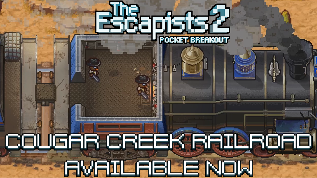 The Escapists 2: Pocket Breakout Gets FREE Cougar Creek Railroad Update - Team17 Digital LTD - The Spirit Of Independent Games